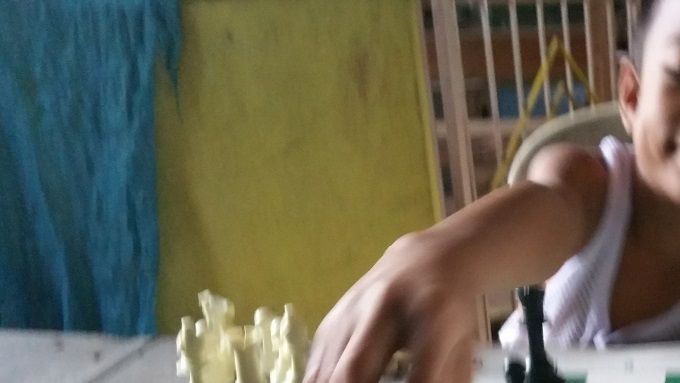 Le petit prodige Emmanuel ALVIOR, aussi  sportif qu'intelligent !  Son père a travaillé quelques années dans le projet et espère que son fils rejoindra l'aventure. 